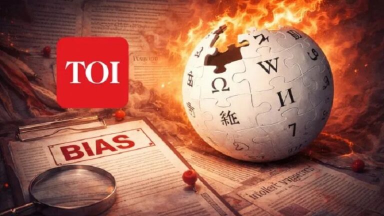 विकिपीडिया ने TOI इंटरव्यू में कठिन प्रश्नों से बनाई दूरी, वैचारिक झुकाव पर कहा- हम ‘भरोसेमंद सोर्स’ पर निर्भर: जानिए प्रोपेगेंडा-सेंसरशिप की क्या है हकीकत