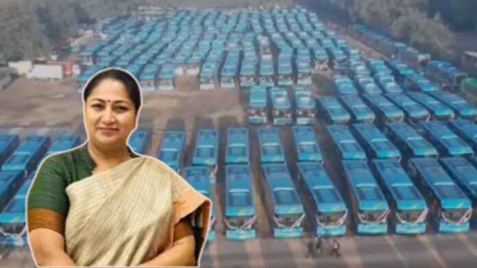 दिल्ली 500 ईवी बस रेखा गुप्ता