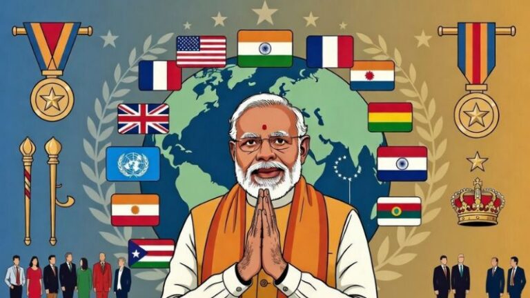 इजरायल से भी मिला मेडल, फिलिस्तीन ने भी दिया था सम्मान: PM मोदी का ग्लोबल जलवा बरकरार, 10 सालों में 33 अंतरराष्ट्रीय अवार्ड्स पाकर रचा इतिहास