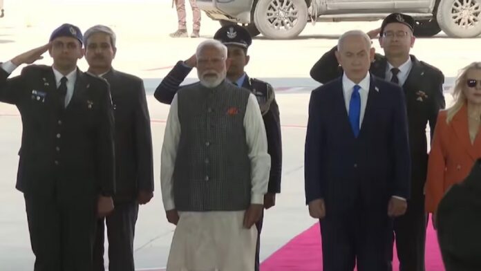 इजरायल में पीएम मोदी