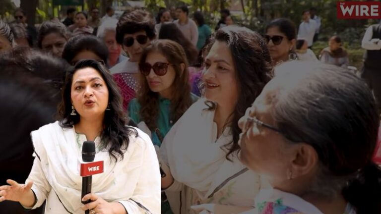 मंदिर निर्माण पर हो रही थी बात, आरफा खानम ने रखी ‘मस्जिद’ की डिमांड: हिंदू महिलाओं ने लताड़ा तो RSS को देने लगीं गाली, The Wire ने जबरन ‘धक्का-मुक्की’ वाला एंगल घुसाया