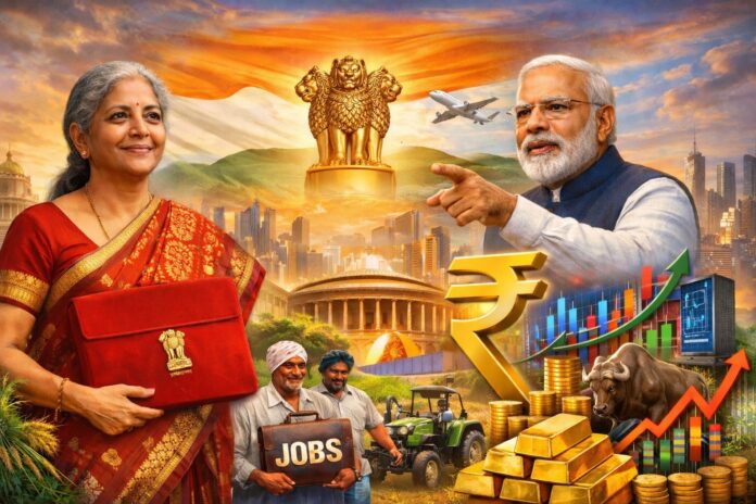निर्मला सीतारमण ने 9वीं बार बजट पेश किया