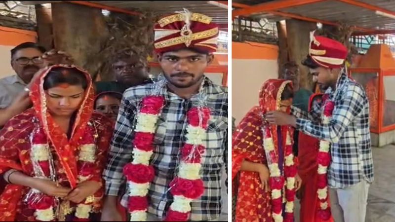 यूपी के रायबरेली में नाजिया बनी मीनाक्षी, हिंदू युवक से शिव मंदिर में शादी  | UP ke Raebareli me Nazia bani Minakshi, Hindu yuvak se Shiv mandir me  shadi