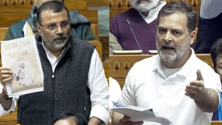 AI वीडियो-अप्रकाशित किताब के प्रोपेगेंडा को निशिकांत दुबे ने किताबों के सत्य से धोया, नेहरू-इंदिरा-सोनिया सबकी एक साथ पोल खुलने से बौखलाई कॉन्ग्रेस