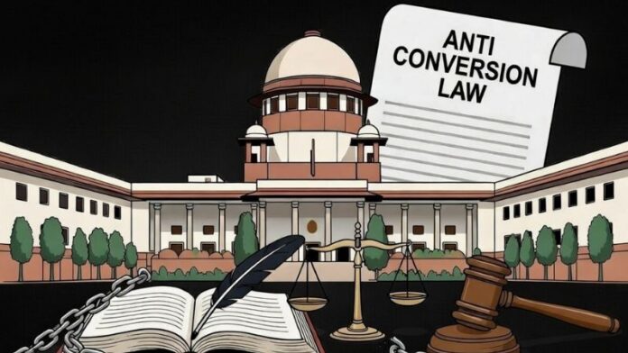 धर्मांतरण विरोधी कानून नोटिस