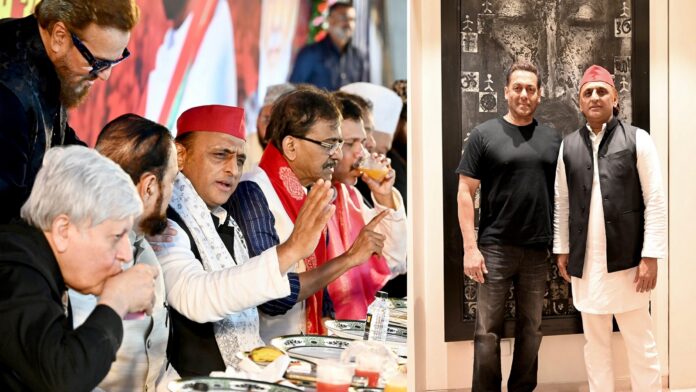 मुंबई में अखिलेश यादव