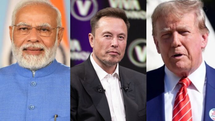 पीएम मोदी और डोनाल्ड ट्रंप के बीच कॉल में शामिल थे एलन मस्क