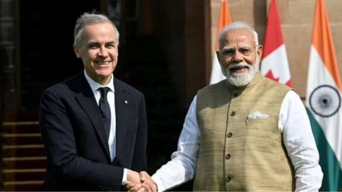 प्रधानमंत्री मार्क कार्नी और नरेंद्र मोदी