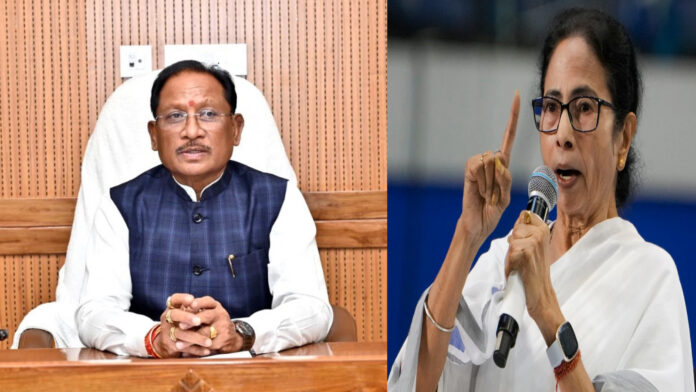 विष्णु देव साईं और ममता बनर्जी