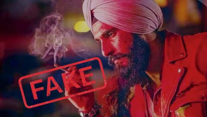 रणवीर सिंह पगड़ी सिगरेट धुरंधर आदित्य धर