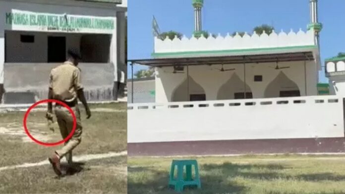 बिहार के मदरसे में पुलिस की छापेमारी
