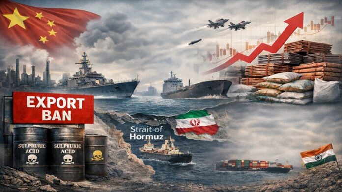 चीन सल्फ्यूरिक एसिड निर्यात