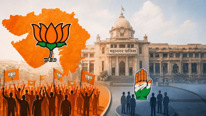 गुजरात निकाय चुनाव में BJP का शानदार प्रदर्शन (प्रतीकात्मक चित्र)