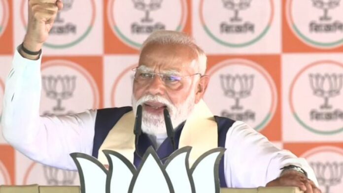 पीएम मोदी बनगाँव जनसभा
