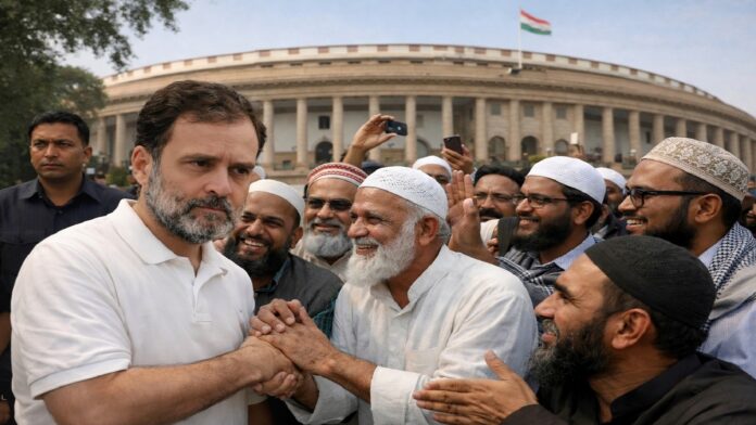 राहुल गाँधी का मुस्लिम वोटबैंक तुष्टीकरण चरम पर