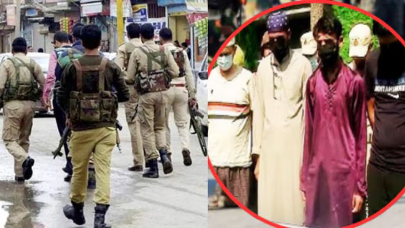 जम्मू-कश्मीर से लश्कर-ए-तैयबा के 5 आतंकी गिरफ्तार | Jammu-Kashmir Se Lashkar-e-Taiba  Ke 5 Aatanki Giraftar