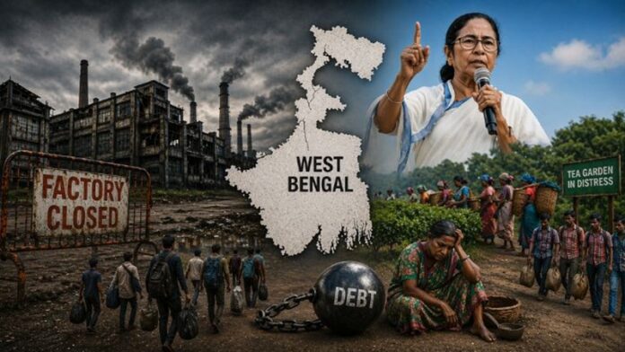 बंगाल TMC अर्थव्यवस्था गिरावट