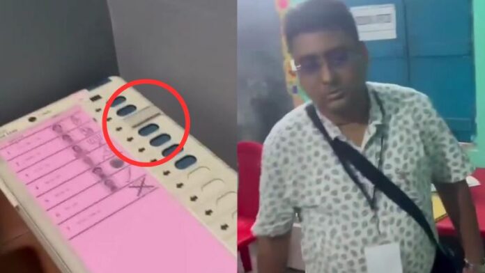 बंगाल विधानसभा चुनाव फाल्टा EVM टेप