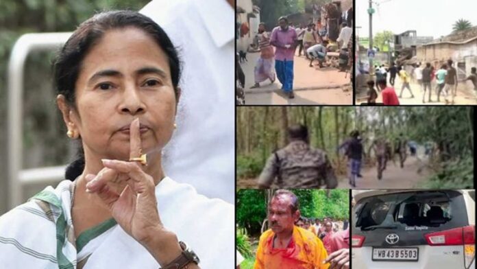 बंगाल चुनाव TMC गुंडागर्दी