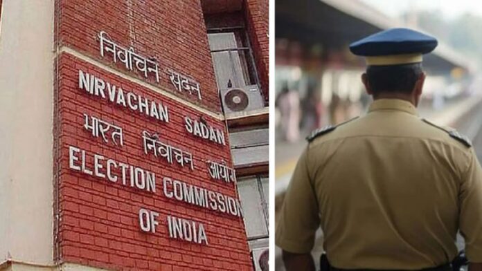 बंगाल पुलिस ECI सस्पेंड