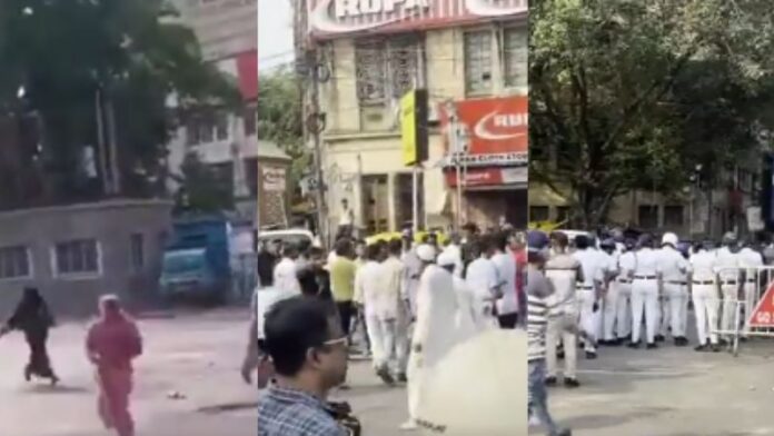 बंगाल पुलिस इस्लामी भीड़ हमला नमाज