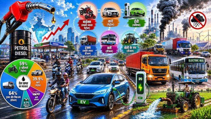 केवल कारों को EV बनाने से नहीं खत्म होगा तेल संकट
