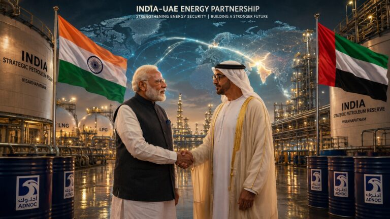 होर्मुज संकट के बीच भारत ने मजबूत किया अपना तेल भंडार, PM मोदी की UAE यात्रा पर पेट्रोल-डीजल से LNG-PNG तक मिला सुरक्षा कवच: जानें सब कुछ