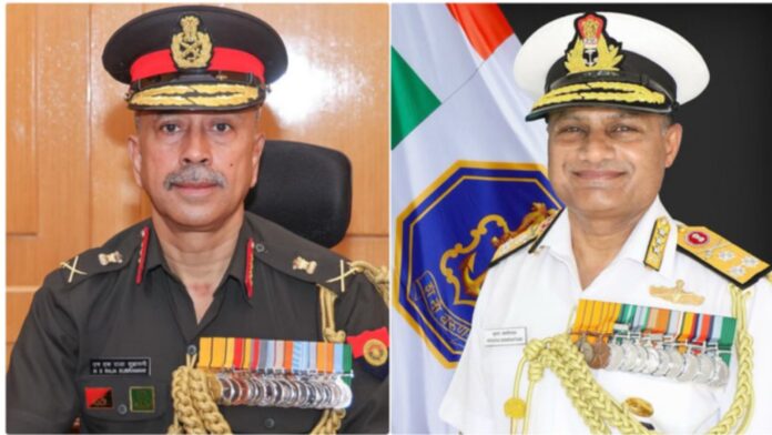 लेफ्टिनेंट जनरल एनएस राजा सुब्रमणि, वाइस एडमिरल कृष्णा स्वामीनाथन