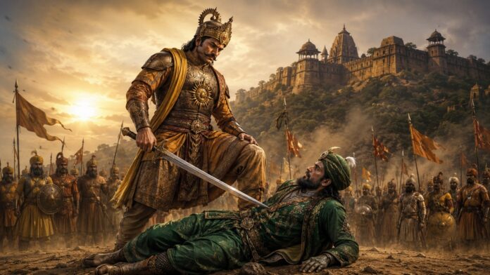 महाराजा सुहैलदेव ने बहराइच में सालार मसूद गाजी को मार गिराया था