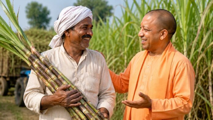 यूपी योगी किसान गन्ना