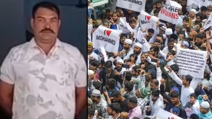 बरेली आई लव मोहम्मद बवाल गफ्फार खान गिरफ्तार