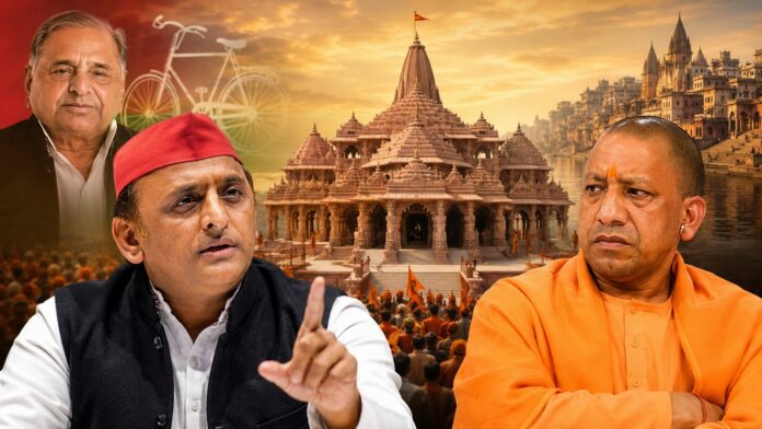 राम मंदिर ना जाने के लिए अखिलेश यादव ने बनाया केदारेश्वर महादेव मंदिर का बहाना
