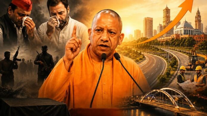 योगी उन्नाव विपक्ष माफिया आँसू