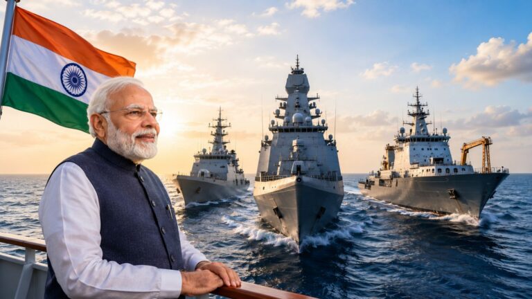 ‘शांति की रक्षा के लिए सामर्थ्य भी जरूरी’: PM मोदी ने कोलकाता में नौसेना को सौंपे 3 ‘मेड इन इंडिया’ युद्धपोत, पढ़ें- कैसे गेमचेंजर होंगे ‘INS अग्रय, दूनागिरी और संशोधक’