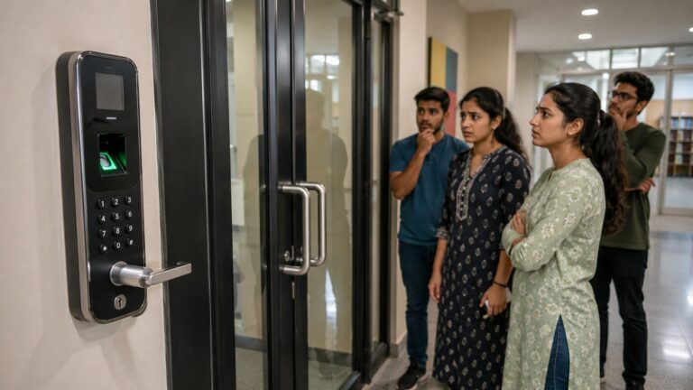 स्मार्ट लॉक्स बन रहे मौत का फंदा, दिल्ली से लखनऊ तक बिजली कटते ही जाम हुए बायोमेट्रिक दरवाजे: आखिर ‘फेल सिक्योर’ तकनीक क्यों ले रही मासूमों की जान?