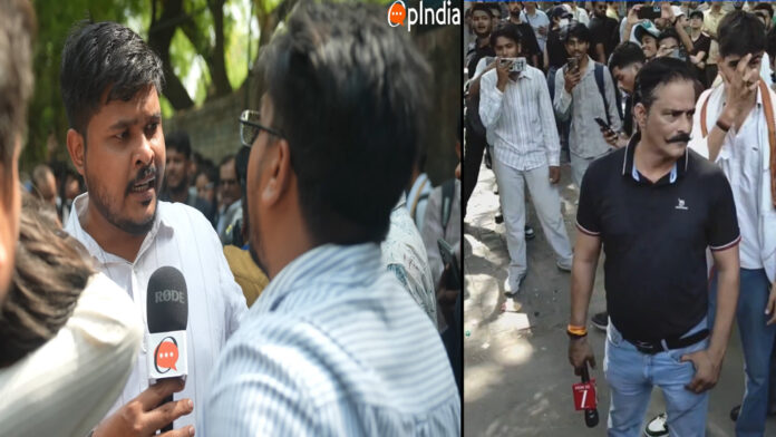 CJP प्रदर्शन में पत्रकारों से बदसलूकी