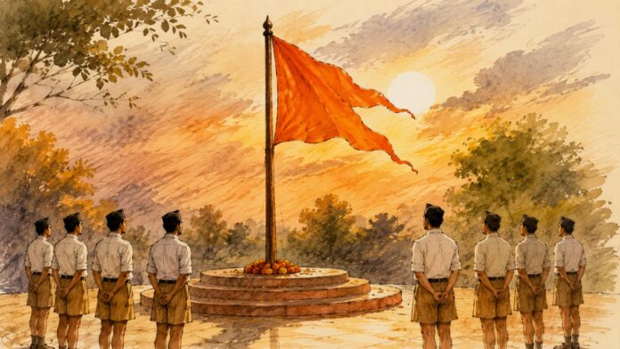 आज भी संघ की आर्थिक व्यवस्था का आधार है गुरु दक्षिणा (फोटो साभार: ChatGPT)