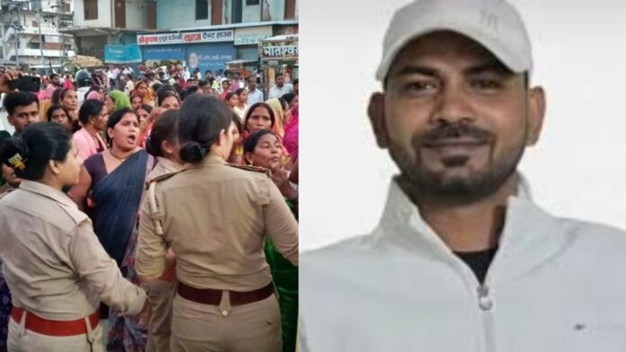 यूपी गाजीपुर कमलेश बिंद परिवार का विरोध
