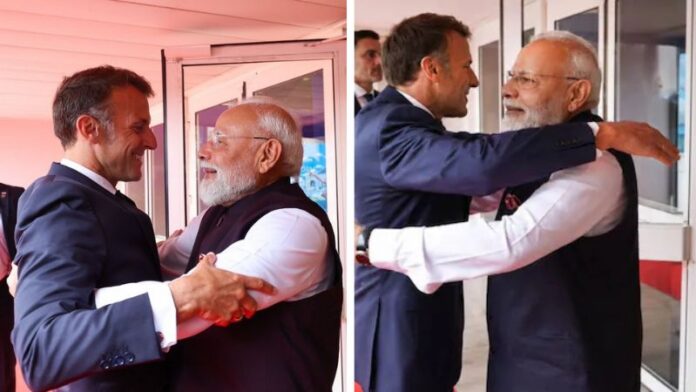 पीएम मोदी इमैनुएल मैक्रों