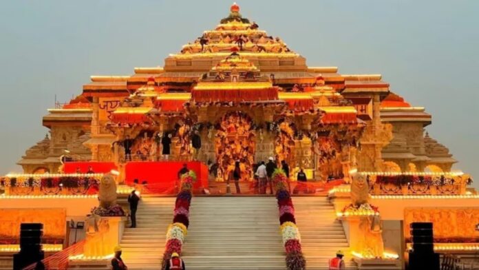 अयोध्या में भव्य राम मंदिर (फोटो साभार: आज तक)