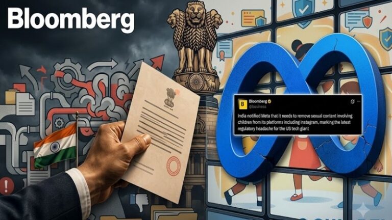 Insta से चाइल्ड पोर्न हटाने के आदेश को ‘ब्लूमबर्ग’ बता रहा META के लिए ‘सिरदर्द’, पड़ी गालियाँ: जानिए कैसे विदेशी मीडिया के लिए बच्चों की सुरक्षा से ज्यादा भारत का विरोध है जरूरी