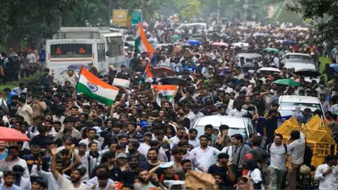 CJP प्रदर्शन दिल्ली पुलिस