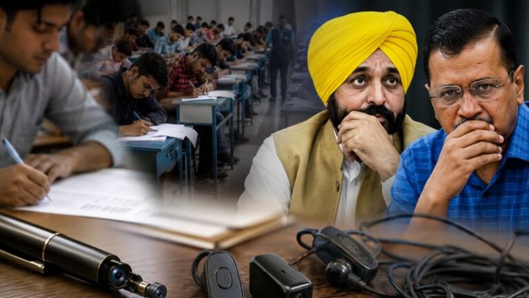 पंजाब फार्मेसी भर्ती परीक्षा में गड़बड़ी, पेन से स्कैन कर बाहर भेजे गए पेपर: उम्मीदवारों से ₹35 लाख तक वसूले, दिल्ली में हंगामा कर रही AAP ने साधी चुप्पी; जानें- कैसे खुला पूरा खेल