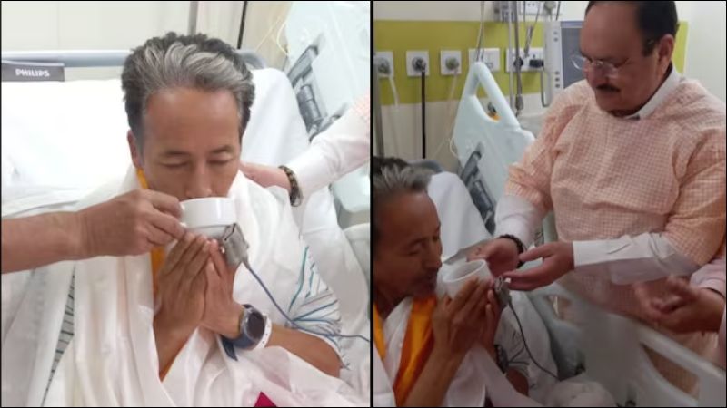 सोनम वांगचुक ने 26 दिन बाद तोड़ा अनशन, सरकार से मिले लिखित आश्वासन के बाद लिया फैसला: जानें- परीक्षा सुधार समेत किन 3 माँगों पर बनी सहमति