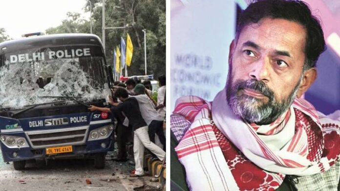 CJP प्रोटेस्ट योगेंद्र यादव