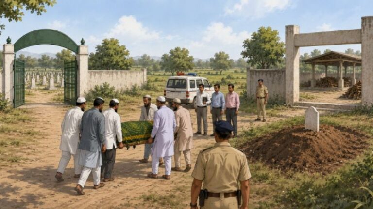 गुजरात में मकबूल-मुबारक ने हिंदू श्मशान भूमि को कब्जाने के लिए परिजन को दफनाया, जाँच के बाद HC ने कब्रिस्तान में कराया शिफ्ट: 4 साल पहले भी की थी हरकत