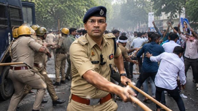 मेरठ SSP दलित प्रदर्शन