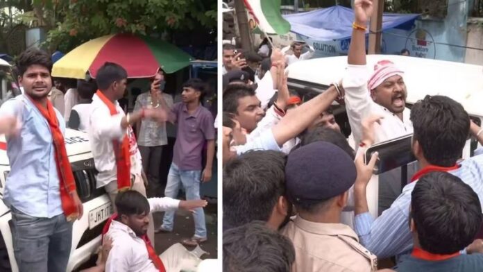 झारखंड ABVP पुलिस झड़प